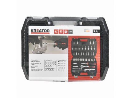 KRTH30110 - Gola sada 1/4" 46ks v kufru
