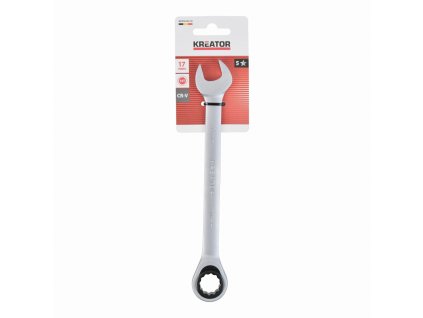 KRTH30510 - Oboustranný klíč očko-ráčna/otevřený 17 mm