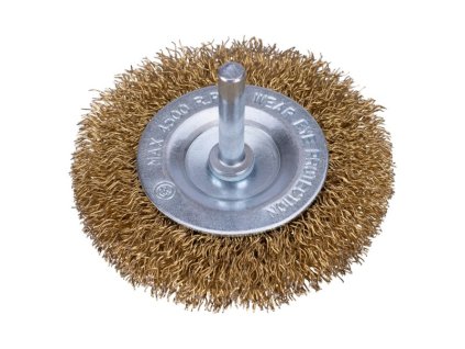 Kartáč rotační radiální vlnitý. WESTBERG 75mm stopka