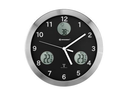 74670 bresser mytime io wall clock 30cm black 00