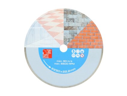 Kotouč diamantový WESTBERG 230x2.4x22.2mm celoobvodový