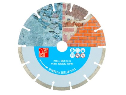 Kotouč diamantový WESTBERG 180x2.3x22.2mm segmentový