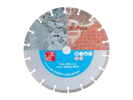 Kotouč diamantový WESTBERG 230x2.4x22.2mm segmentový