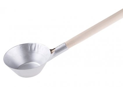 Naběračka zednická ocel 180mm s násadou