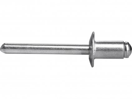nýty trhací hliníkové sada 250ks, O 6,4x9,6mm plochá hlava