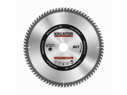 KRT020429 - Pilový kotouč na dřevo 254mm, 80T