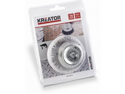 KRT150103 - Ocelový kartáč na vrtačky 70mm