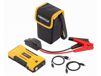 POWX4255 - Startovací zdroj JUMP STARTER 3-IN-1 700A/12000MAH/12V  + 3x pracovní rukavice zdarma a záruka 3 roky