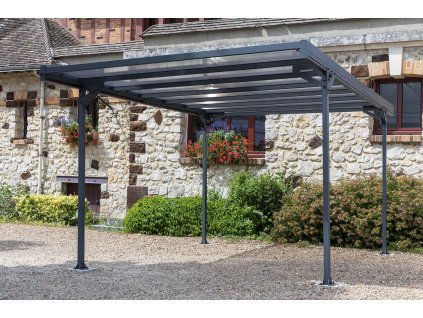 kovový přístřešek / carport TRIGANO JARDIN MISTRAL LG2460