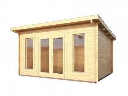 dřevený domek KARIBU STAVANGER 2 (82877) natur LG2483  + Praktické dárky k tomuto zboží