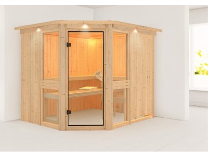 finská sauna KARIBU AMELIA 3 (66765)  LG3046