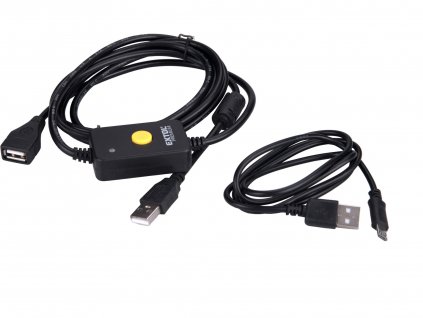 kabel pro přenos dat k posuvkám 8825221, 8825224, USB-A(male) - USB micro(male), délka 2,8m