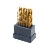 POŠK. OBAL vrtáky do kovu, sada 19ks, O 1-10mm, HSS TiN