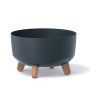 Květináč Prosperplast GRACIA LOW 38 cm antracit