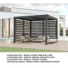 bioklimatická pergola LANITPLAST BASIC 3x3 m LG4292
