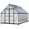 skleník LANITPLAST SARANA 8x14 PC 4 mm černý LG4751