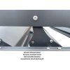 hliníková bioklimatická pergola LANITPLAST PREMIUM 8x3 m LG4960