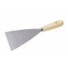 Špachtle ocel dřevěná ručka 100mm