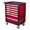 Dílenský vozík s nářadím v pěnových výplních, 7 zásuvek - AH1401