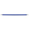 Sametové lano modré 150cm karabiny stříbrné - PSR0007