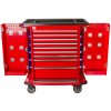 PROFI Dílenský vozík s nářadím 420 ks, červený - TBR0109-XBAL