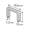 spony, balení 1000ks, 12mm, 10,6x0,52x1,2mm