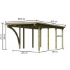 carport KARIBU BASIC 2 62031 LG1900