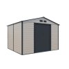 Zahradní domek G21 GAH 706 - 277 x 255 cm, béžovo šedý  + 10 let záruka na prorezivění