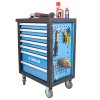 Dílenský vozík s pěnovými výplněmi, 7 zásuvek, 116 ks - AH1227