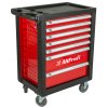 Dílenský vozík s pěnovými výplněmi, 7 zásuvek, 95 ks - AH14019