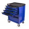 Dílenský vozík s nářadím, 6 zásuvek, 185 ks - TBR5706B