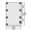 carport KARIBU CLASSIC 2B 61953 LG3302