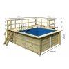 obdelníkový bazén KARIBU model 1B (23638) 4,83 x 4,62 m LG3428
