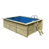 obdelníkový bazén KARIBU model 2 (23635) 3,53 x 4,40 m LG3429