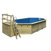 bazén KARIBU model X4 včetně malé terasy (39062) 4,0 x 6,1 m LG3444