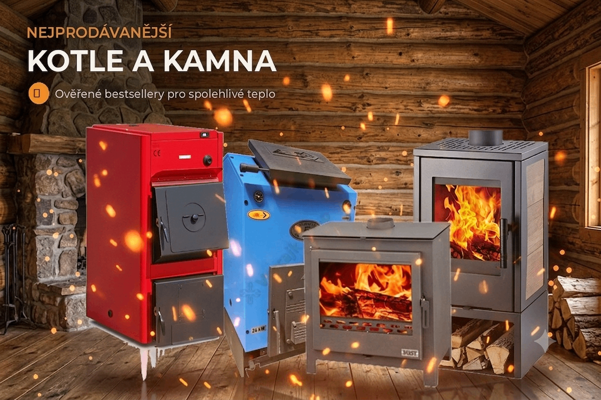 Nejprodávanější krbová kamna a kotle – proč si je zákazníci vybírají.