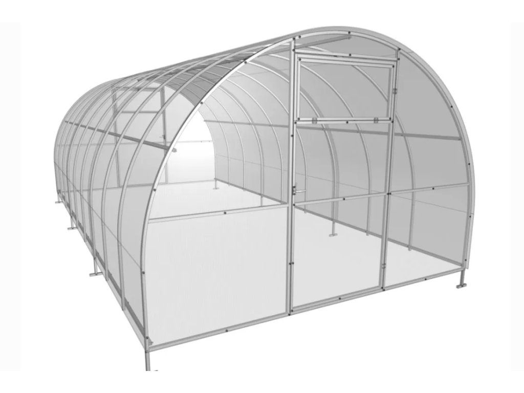 Skleník FRUX 3×4 m — připraven k odeslání nákladní dopravou