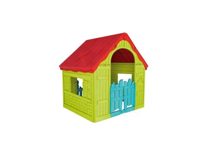 5123 2 detsky domek keter foldable playhouse zeleny