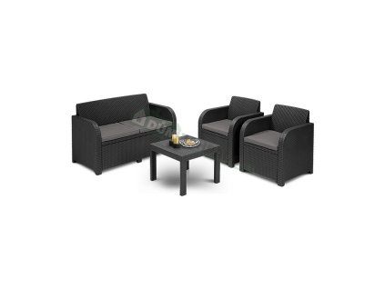 248 zahradni set allibert georgia anthracit
