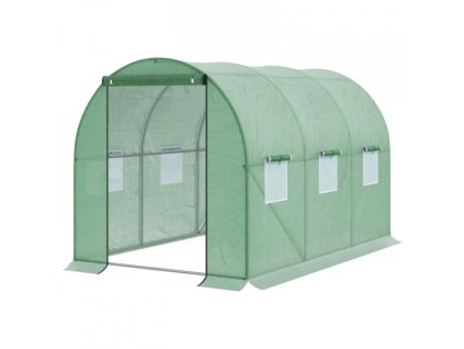 17997 zahradni foliovnik 2x3m 6m2 zeleny (1)