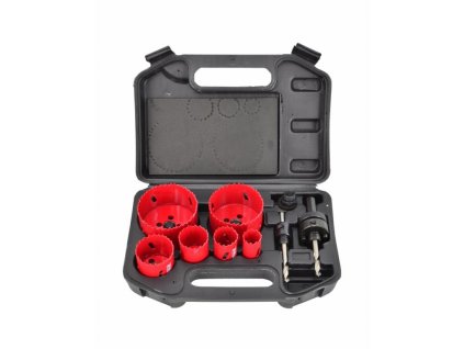 32915 aw49660 awtools vrtaky vykruzovaci korunky vyrezavaci bimetalove miskove sada 8 dilu 22 73mm