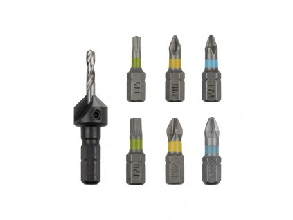 11985 wolfcraft flipbit sada pro drevo 7 dilna 3085000