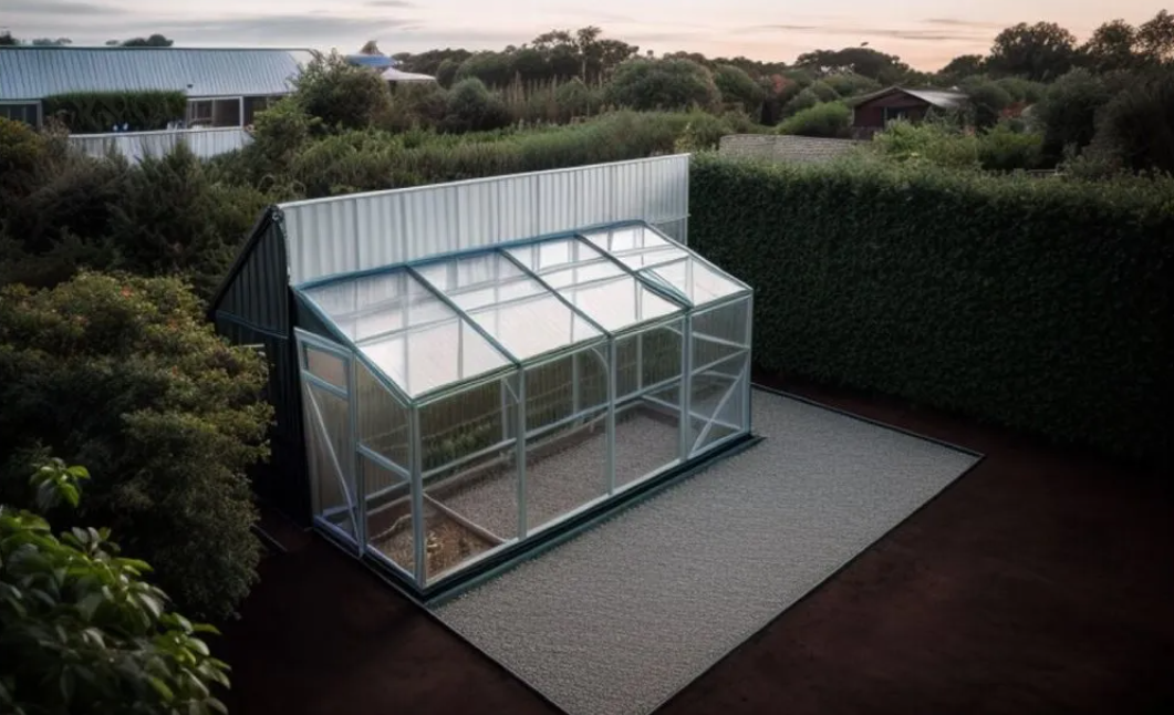 Skleník ke stěně 1,5×4 m