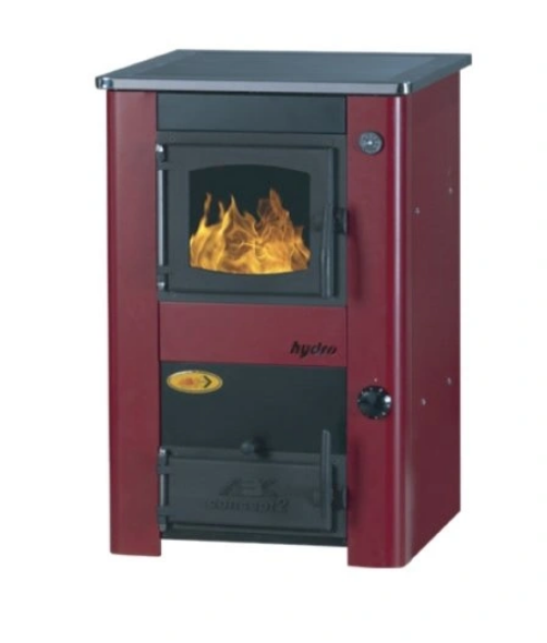 Kamna s výměníkem a varnou plotnou Concept 2 Mini - 17,1 kW - Červený