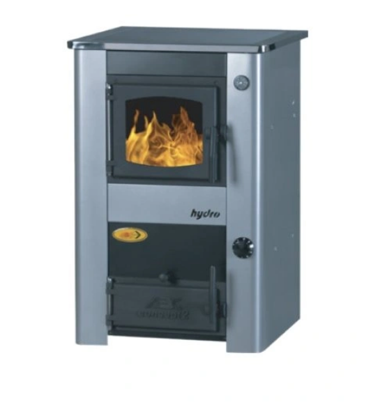 Kamna s výměníkem a varnou plotnou Concept 2 Mini - 17,1 kW - šedý