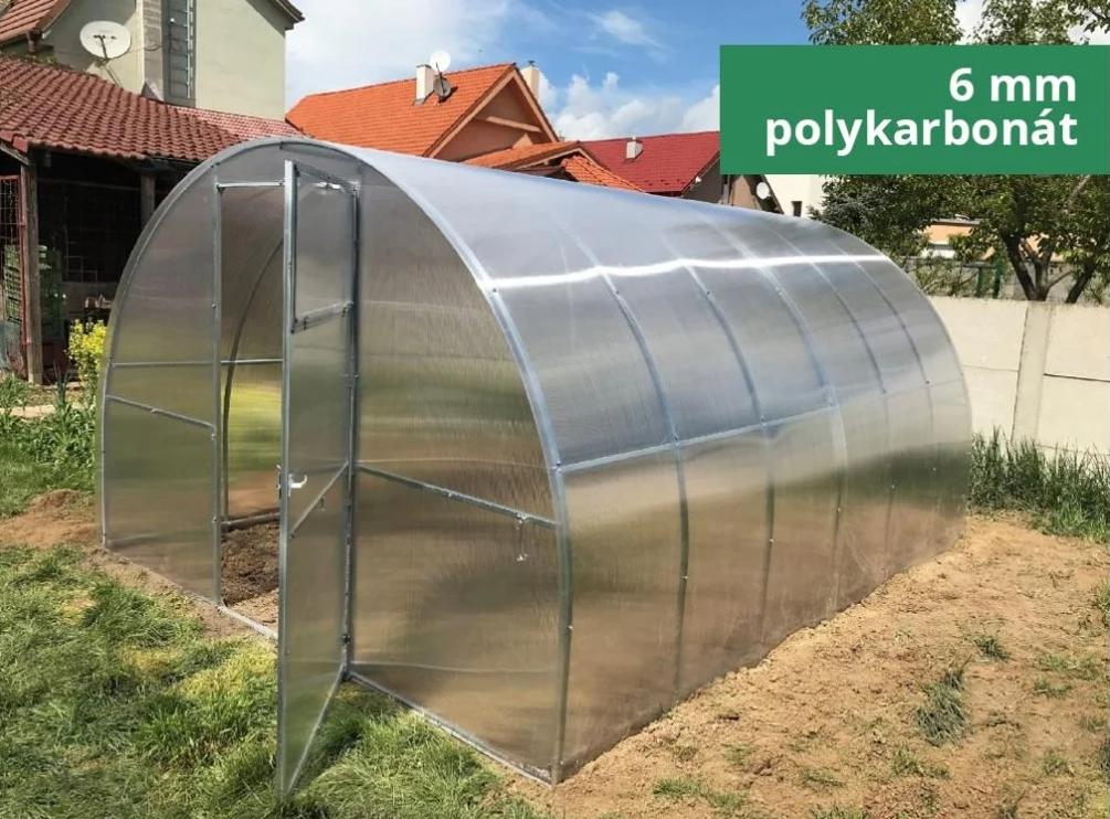 Kotvení skleníku LEGI Estragon — T profily do země nebo betonový základ