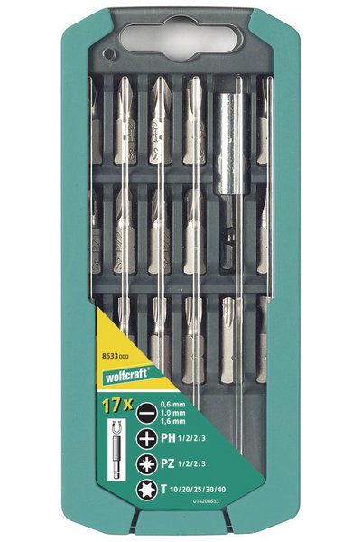 Wolfcraft Box s bity 17ks 2K Solid SL PH PZ TX