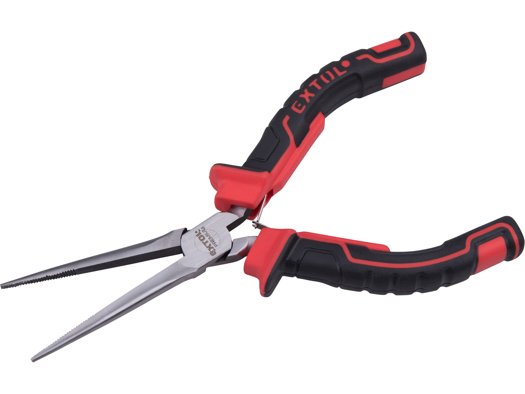 EXTOL PREMIUM kleště půlkulaté s dlouhými čelistmi mini 150mm
