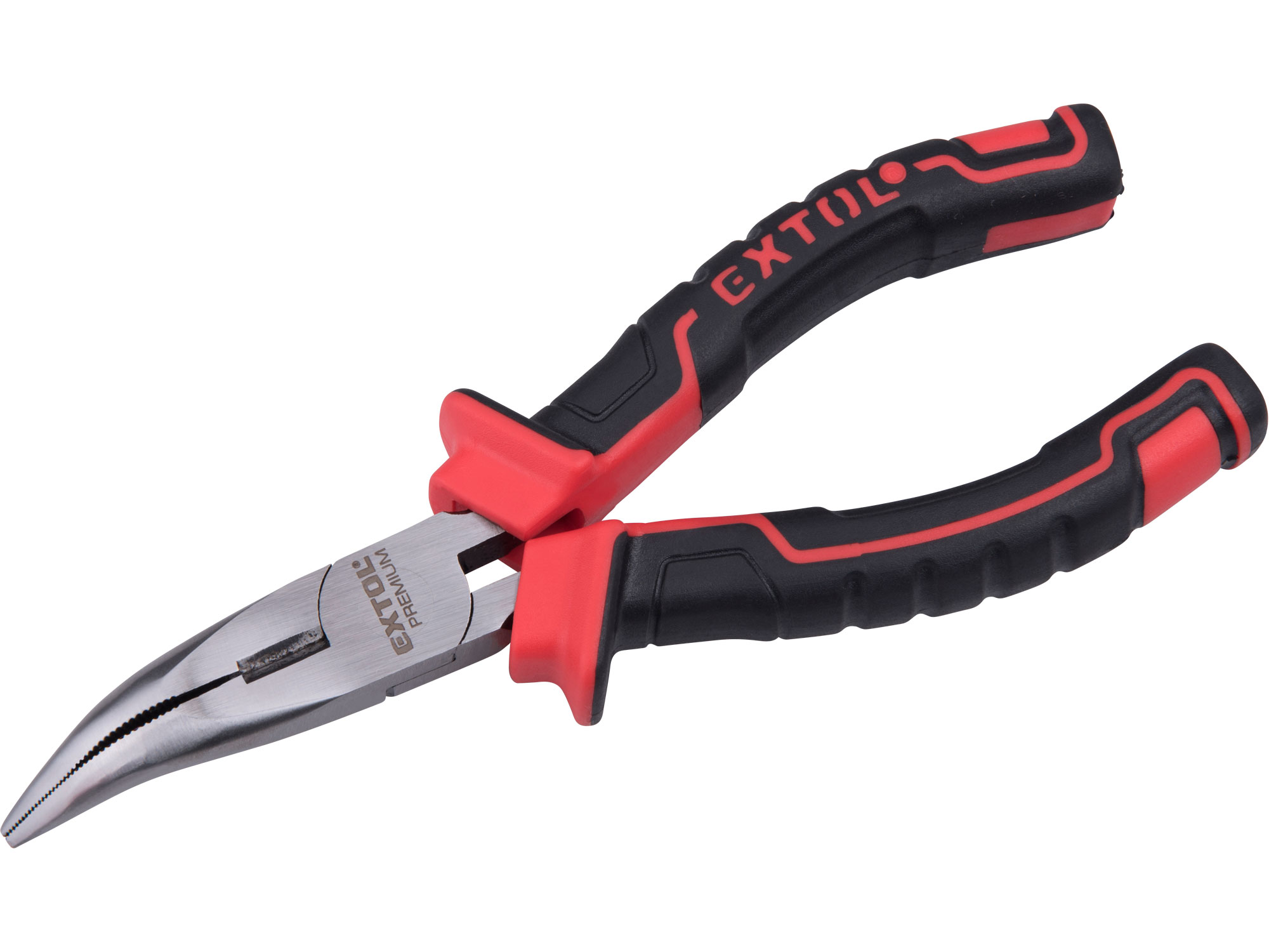 EXTOL PREMIUM kleště půlkulaté zahnuté 160mm