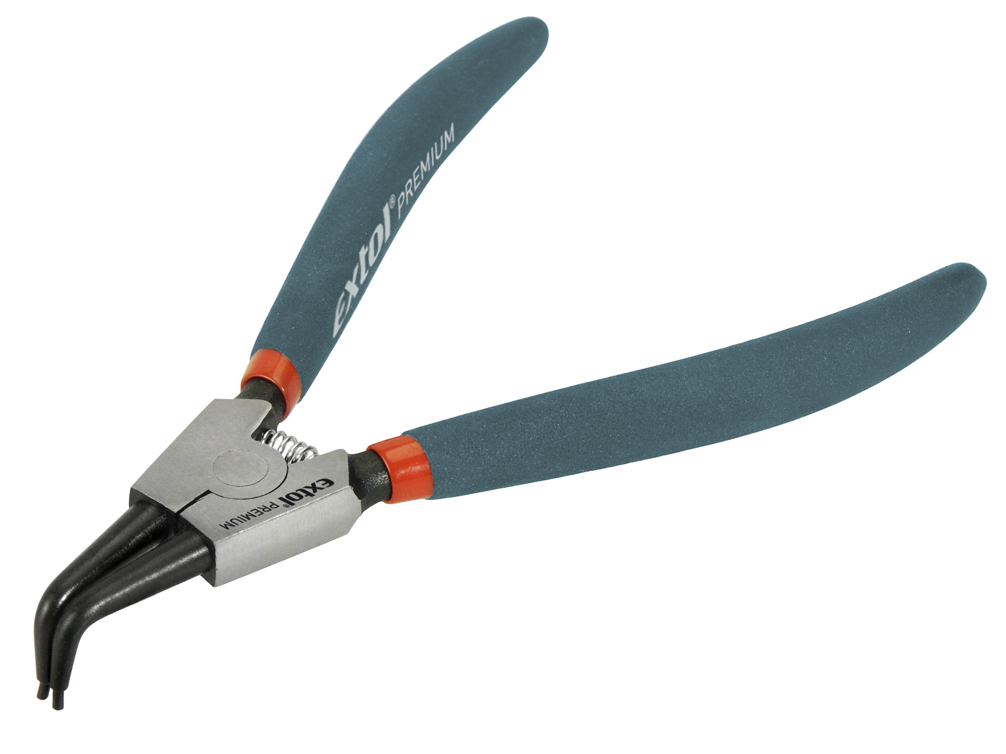 EXTOL PREMIUM kleště seeger zahnuté vnější 175mm